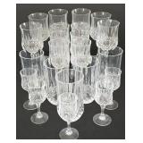 Sparkling Crystal Octagonal Glass Collection