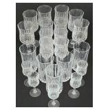 Sparkling Crystal Octagonal Glass Collection