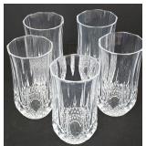 Sparkling Crystal Octagonal Glass Collection