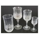 Sparkling Crystal Octagonal Glass Collection