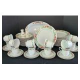 Domestications Holiday China Set + Tienshan Serving Tray