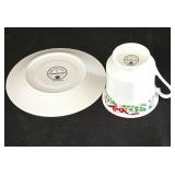 Domestications Holiday China Set + Tienshan Serving Tray