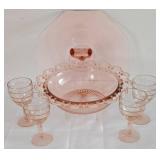 Pretty Pink Vintage Depression Glass Options