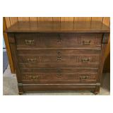 Antique Eastlake Chest of Drawers, Dresser, Entryway Console