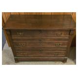 Antique Eastlake Chest of Drawers, Dresser, Entryway Console