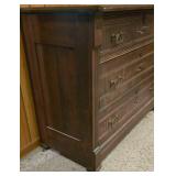 Antique Eastlake Chest of Drawers, Dresser, Entryway Console