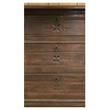 Antique Eastlake Chest of Drawers, Dresser, Entryway Console