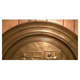 Large Vintage Brass Decorative Wall Hanging