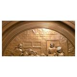 Large Vintage Brass Decorative Wall Hanging