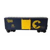 Lionel O Scale Hi-Cube Box Car Set: Illinois Central, Chessie, Norfolk & Western