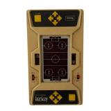 Set of 4 Vintage Handheld Electronic Games including Armor Battle, Electronic Quarterback, Head to Head Baseball and Hockey