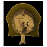 Vintage Decorative Mantel Clock with Enamel Accents