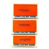 Lionel Burlington Northern, Chicago Northwestern, and Union Pacific Train Cars