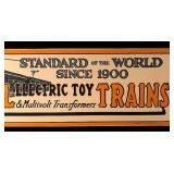 Lionel Electric Toy Trains Metal Sign