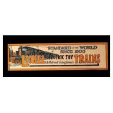 Lionel Electric Toy Trains Metal Sign