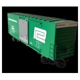 Set of 3 Lionel Hi-Cube O Scale Box Cars: New Haven, Penn Central, Union Pacific