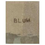 "White Orchid Crop" Print in Decorative Frame by Cheri Blum