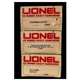 Lionel O and O27 Gauge Freight Carrier Train Cars Set