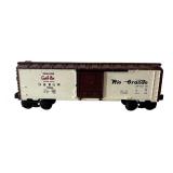Lionel O and 027 Gauge Milwaukee Road Box Car, Erie Lakawanna Box Car and D&RGW Cookie Box Car