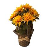 Set of 2 Faux Floral Arrangements