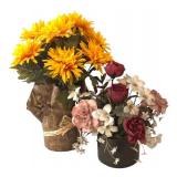 Set of 2 Faux Floral Arrangements