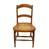Vintage Wooden Caned Seat Chair