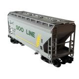 Lionel Train Car Lot: Canadian National Ore Car, MKT Centerflow Hopper and Soo Line Two-Bay Hopper