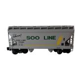 Lionel Train Car Lot: Canadian National Ore Car, MKT Centerflow Hopper and Soo Line Two-Bay Hopper