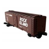 Lionel Grand Trunk Western Reefer, Rock Island Box Car and Johnson Wax Box Car
