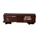 Lionel Grand Trunk Western Reefer, Rock Island Box Car and Johnson Wax Box Car