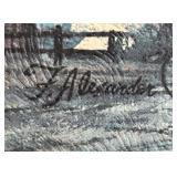 Pair of Framed Colonial Williamsburg Prints by F. Alexander