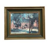 Pair of Framed Colonial Williamsburg Prints by F. Alexander