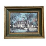 Pair of Framed Colonial Williamsburg Prints by F. Alexander