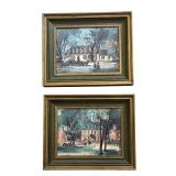 Pair of Framed Colonial Williamsburg Prints by F. Alexander
