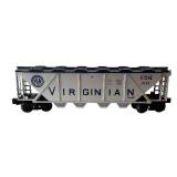 Lionel Virginian Hopper, Rio Grande Gondola and Chessie Double Door Box Car