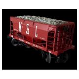 Lionel Electric Train Cars Set with Boxes - Red Wing Shoes Flat Car, SOO Line Hopper and M&STL Ore Car