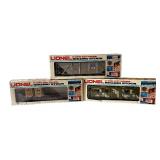 Lionel O and O27 Gauge Train Car Set with Boxes - Marines Bunk Car, Radioactive Waste Car and Union Pacific Hopper
