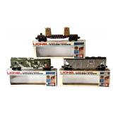 Lionel O and O27 Gauge Train Car Set with Boxes - Marines Bunk Car, Radioactive Waste Car and Union Pacific Hopper