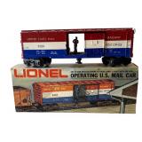 Lionel Operating U.S. Mail Car Model: 9301