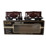 K-Line Milwaukee Road Freight Cars Set with Coal Loads