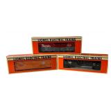 Lionel New York Central Gondola, New York Central Reefer and New York Central Box Car