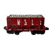 Lionel Milwaukee Road I Beam Flatcar, Wisconsin Central Freight Car and M&STL Ore Car