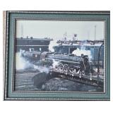 Pair of Framed Train Prints
