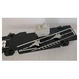 Pair of Military Ship Replicas