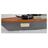 Pair of Military Ship Replicas