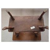 Vintage Two Tiered Rectangular Occasional Table