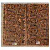 Two Framed Vintage Muted Floral Art Prints