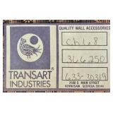 Two Framed Vintage Muted Floral Art Prints