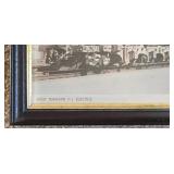 Collection of Black Framed Railroad Pictures