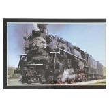 Collection of Black Framed Railroad Pictures